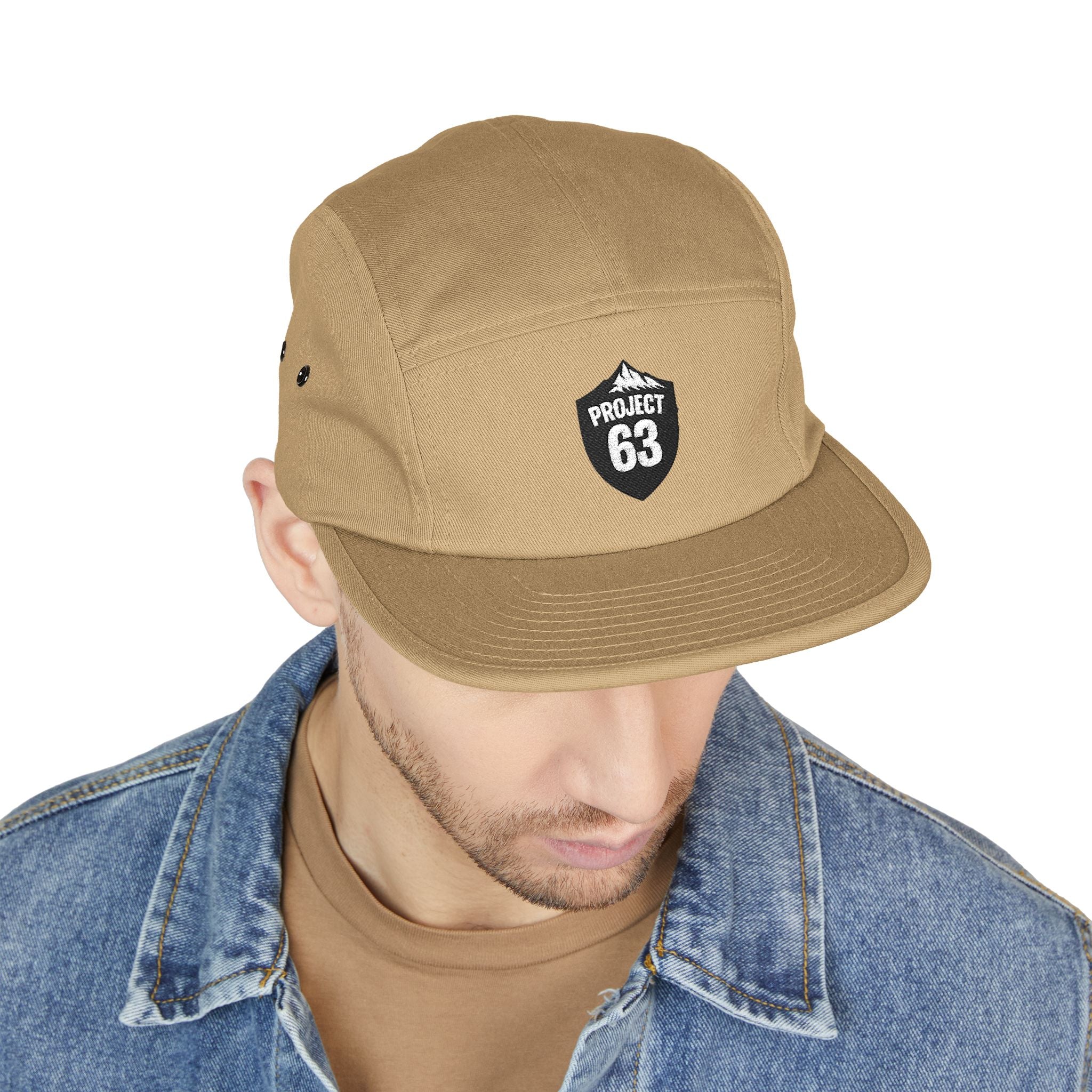 Project 63 Embroidered 5-Panel Cap